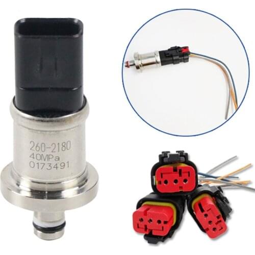 260-2180 40MPa 0173491 Hydraulic pump pressure sensor 260-2180 Carter 312D E323D E330D E336D sensor plug excavator parts