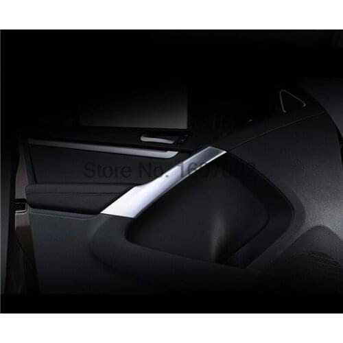 For Volkswagen VW Tiguan 2012 2013 2014 2015 Matte Chrome Interior Door Handle Cover Trim Sicker Decoration Accessories