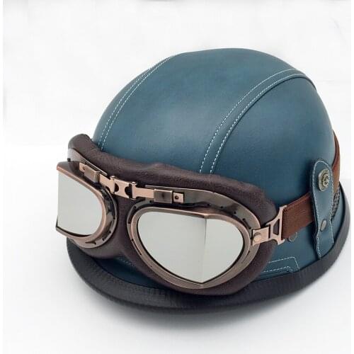 Summer Personality Cool Motorcycle Motorcycle Retro Helmet Mens Half Helmet Plus Size XXXXL
