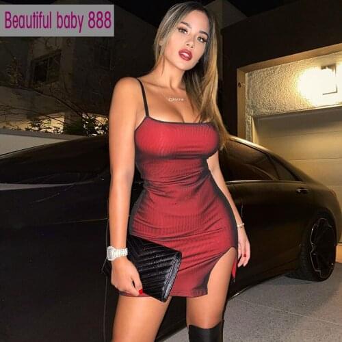 MEQEISS Summer Dresses With A Slit