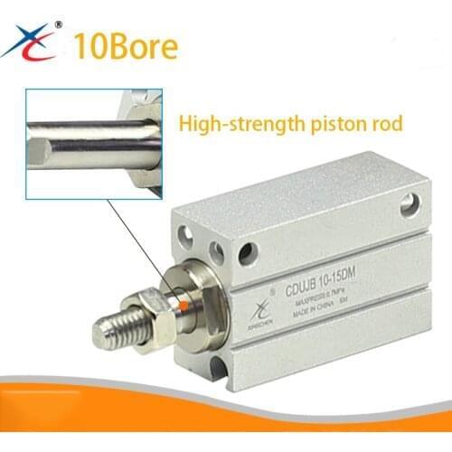 MU10 CDUJB10-4D,6D,8D,10D,15D,20D,25D,30D Pneumatic Components Free mount cylinder CDUJB MU series