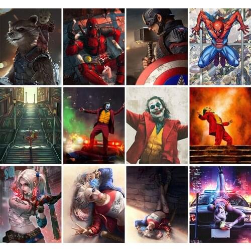 Movie Characters Paint By Numbers Art Picture Set Coloring Decorative Canvas Wall Artcraft Oil Paint By Numbers