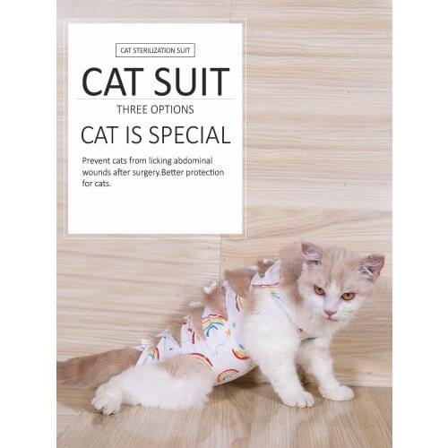 Cat Sterilization Surgery Clothing Weaning Clothes Soft Recovery Suit Clothes After Surgery Pet Physiological Apparel For Puppy
