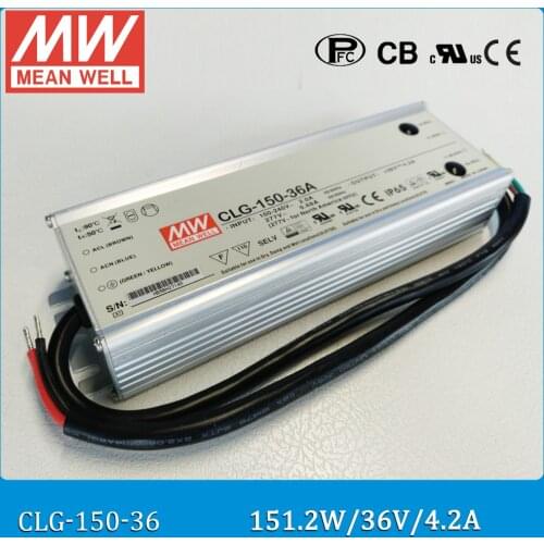 Original Meanwell LED driver CLG-150-36 Single output 150W 36V 4.2A mean well Power Supply IP67 waterproof CLG-150