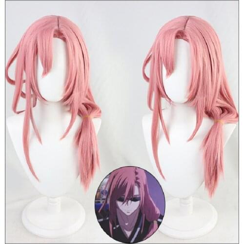 Anime SKoo Cherry blossom Cosplay Wig Pink 70cm Long Heat Resistant Hair Role Play SK8 the Infinity SK Eight