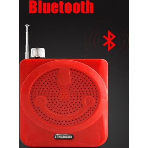 Portable Bluetooth Megaphone Speaker Wireless FM Radio Receiver USB TF Player AUX Function By 18650 Battery