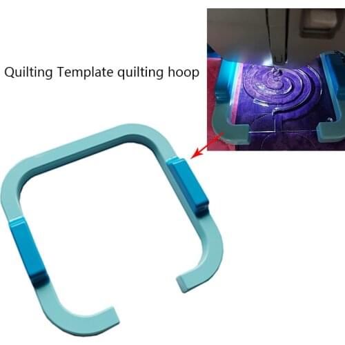 Free Motion Quilting Template quilting hoop for low shank sewing machine and high shank sewing machine and HQ machine