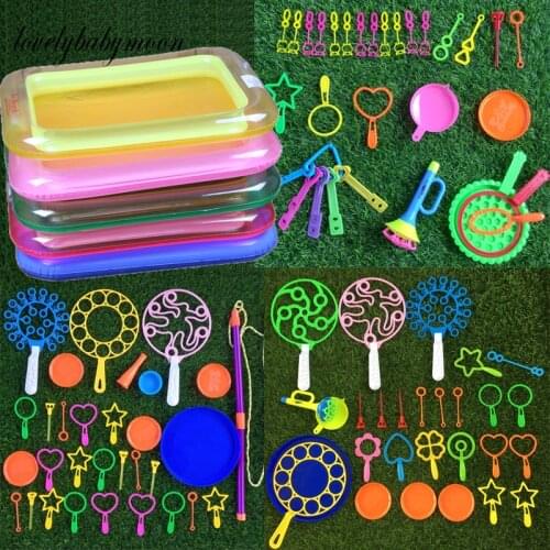 Jumbo Colorful Bubble Wand Bubble Blower Toy Set For Kids Summer Outdoor Fun Bubble Outdoors Activity Party Favors Kids Toy Fun