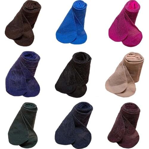 Women Shiny Transparent Silk Pantyhose Glitter Collant Nylon Tights Compression Strumpfhose Sexy Calzas Glossy Collants