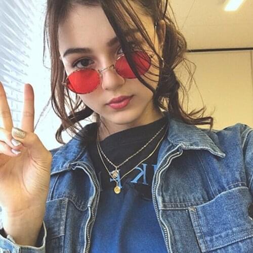 Laura Fairy Women Men Oval Sunglasses Unisex Vintage Style Round Multi-Color Lens W-Bridge UV400 Driving Sunglasses LFA3547