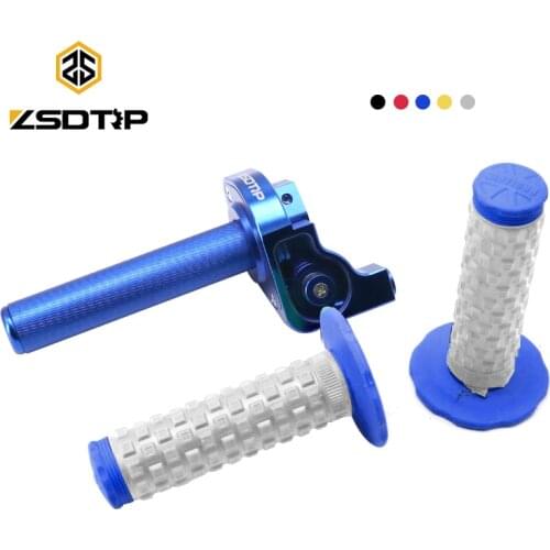 ZSDTRP For Honda CBR250 CRF230 CB400 For Kawasaki Z250 Z750 NINJA Motorcyclce Throttle Clamp Accelerator Grips + Handle Grips