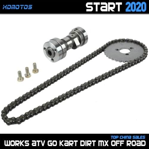 Motorcycle timing Sprocket Chain Camshaft kit For lifan 125 125cc Horizontal Engines Dirt Pit Bike Monkey Atv Quad Go Kart