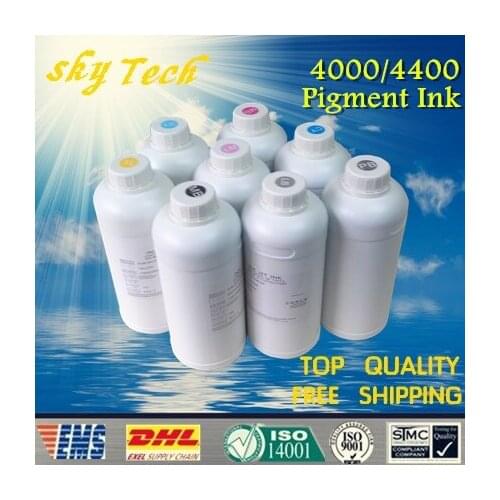 1000ML*8Pcs Quality Pigment ink for Wide-Format suit for Epson 4000 4400 , water proof ink ,Anti-UV , lasting