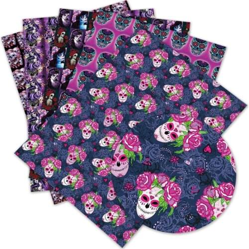 140cm*50cm Cartoon Halloween Printed Polyester Fabric Cotton Patchwork For Sewing Dress Cloth Making Puppet. F2871-L2875