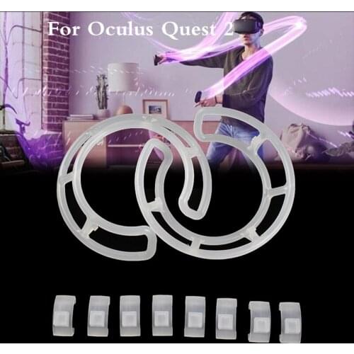 2 Pcs VR Controller Fixer Bumper For Oculus Quest 2 Headset Handle Protective Holder
