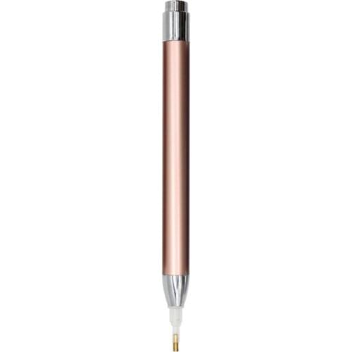 5D Diamond Painting Pen Alloy Tool Angled Tip Point Drill Pens Lighting Drill Pen with Replacement Head DIY Sewing Crafts Tool