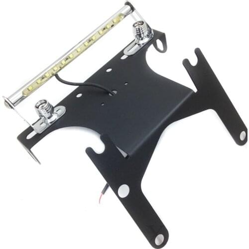 Aftermarket free shipping motorcycle parts For Motorcycle 2006-2007 Suzuki GSX-R 600 750 2006 2007 Black Fender Eliminator LED