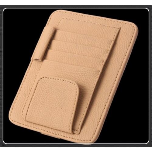 Auto parts glasses clip sun visor business card holder multifunction for Volkswagen VW GOLF 5 6 7 GTI TIGUAN PASSAT B5 B6 B7 B8