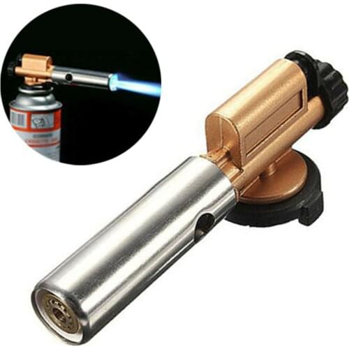 BBQ Gas Jet Flame Torch Electronic Ignition Gas Torch Butane Weld Burner