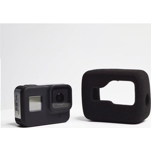 1pc Foam Windshield Housing Noise Reduction Case for GoPro HERO 8 Black Action Camera Accessories
