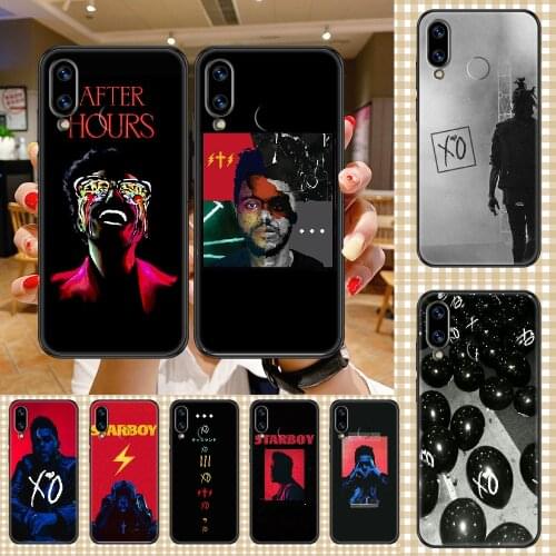 Singer The Weeknd XO Phone case For Huawei Honor 6 7 8 9 10 10i 20 A C X Lite Pro Play black luxury cover tpu waterproof pretty