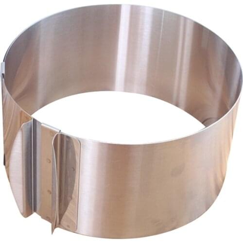 Diameter 16cm-30cm Fondant Cake Pastry Molds Baking Tools Stainless Steel Round Circle Cookie Mould Cutter