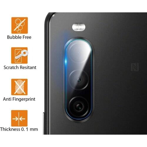 For Sony Xperia 5 1 10 Plus Clear Rear Back Camera Lens 9H Tempered Glass Protector Protective Film Guard For Sony 5 1 10 Plus