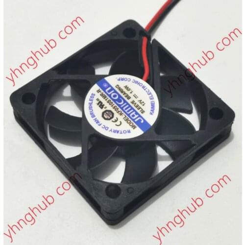 Jamicon KF0510S1MR-R DC 12V 1.0W 50x50x10mm 2-wire Server Cooling Fan
