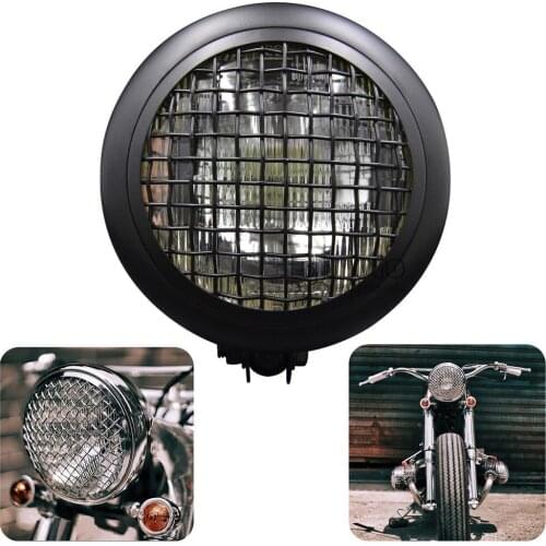 Motorcycle Old School Retro Headlamp Headlight For Harley Sportster Dyna Touring Bobber Vintage Headlight
