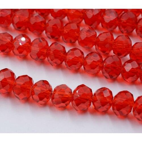 FLTMRH 4 mm (About 140Pcs) Faceted Austria Crystal Beads charm Glass Beads Loose Spacer Beads for DIY Jewelry Making