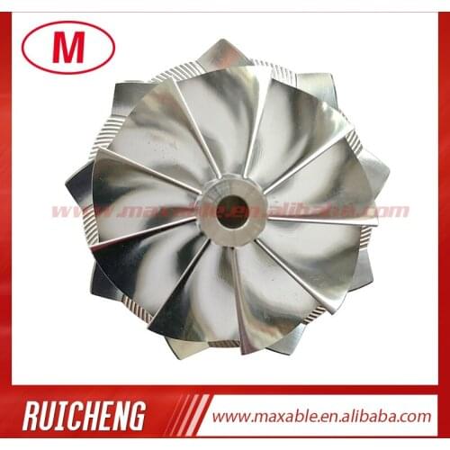 G25-660 1380-1 54.28/67.40mm 9+0 blades high performance turbocharger billet/milling/aluminum 2618 compressor wheel
