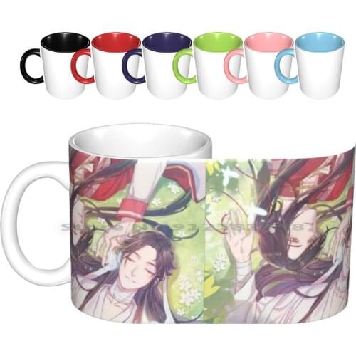 Hualian Romantic Ceramic Mugs Coffee Cups Milk Tea Mug Tgcf Xie Lian Xielian Xianle Xian The Hua Cheng San Lang Huacheng