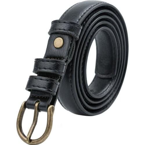 Best YBT Imitation leather Belt Alloy Pin buckle Belt Fashion Classic Wild Jeans Suit Pants Wear-resistant Soft Lady Belt