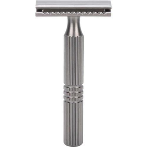 Men Man Shaver Retro Style Zinc Alloy Without Blade with Storage Bag for Travel for Beginners