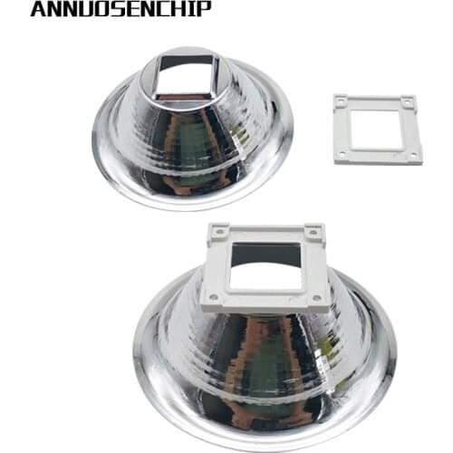 10set 104MM Diameter Aluminum Led Lamp Reflector Cup Bowl Case For 20W - 100W 25X25MM High Power Led Emitter Spotlight