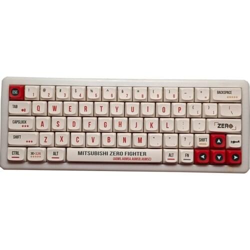 136 keys Airplane XDA Keycap Set Dye-subbed PBT Key Caps For 61 64 68 84 87 96 960 104 108 Cherry MX Switches Keyboad