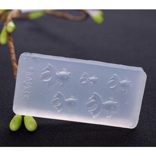 3D Fish Silicone Mold Fondant Cake Decoration Candy Resin Clay Art Craft Pendant Necklace Making 40mm x 18mm