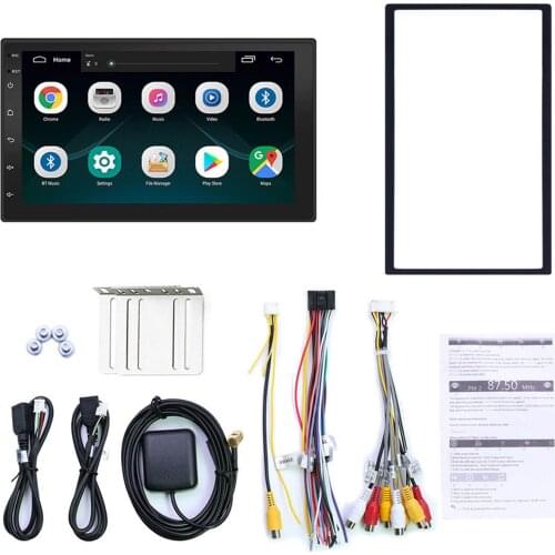 Universal 7 inch Audio Navigation 2 din Car Radio GPS Android 10.1 Multimedia Video Player MP5 (built-in European offline map)