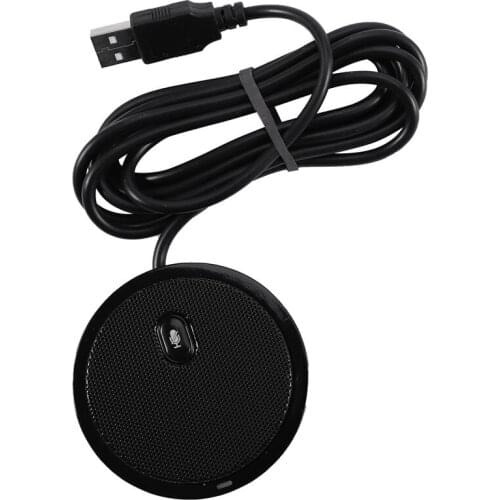 Usb Plug Tabletop Pure Sound Omnidirectional Condenser Boundary Conference Microphone For Recording Gaming