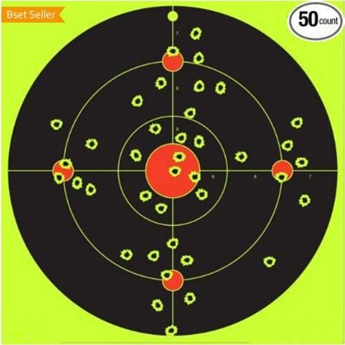 10pcs Fluorescent Target Shoot Arrow Archery Pasters