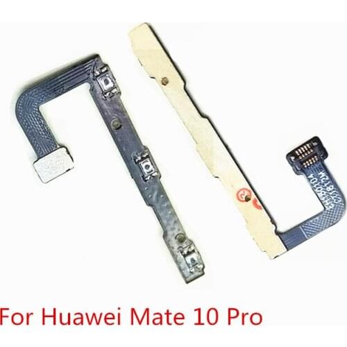10PCS/Lot Power Volume Switch Side Button Key Flex Cable For Huawei Mate 10 Mate10 Pro