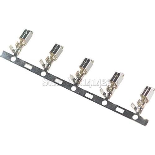 100Pcs VH3.96 3.96mm Connector Reed Cold Head Metal Jumper Wire Cable Terminal For Housing VH3.96 Female