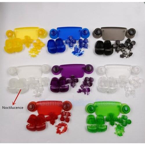 60sets Translucent color Shell Case Cover L1 R1 L2 R2 Trigger Buttons Thumbstick cap for Playstation5 PS5 controller accessories