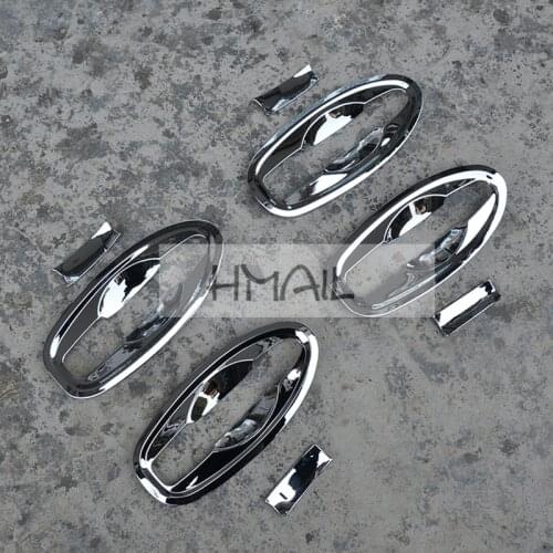 ABS chrome door bowl trim cover for NISSAN X-TRAIL 2014 15 6 Car-styling plating plating protective decorate cover film stickers
