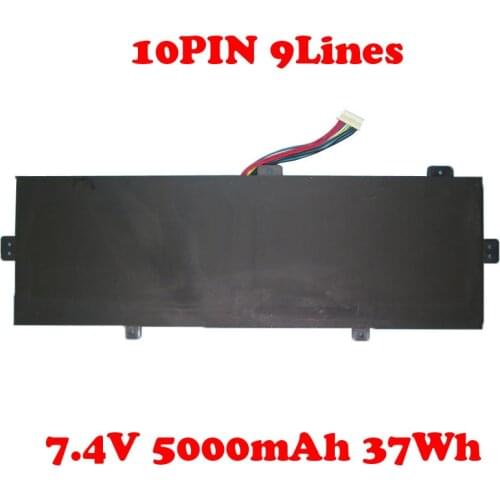 Laptop Battery For Vinga Iron S140 K148 2X YJ3582133P 7.4V 5000mAh 37Wh 10PIN 7Lines New