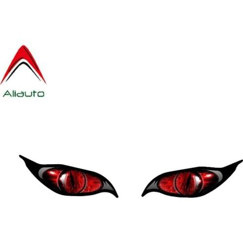 Aliauto Personality Car Stickers Evil Eye Monster Zombie Sunscreen Waterproof Creative Decoration Decal Accessories PVC,15cm*4cm