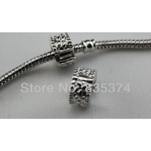Free shipping!Stopper Clips/ locks European Beads Jewelry Findings Fit Bracelets / Snake Chains