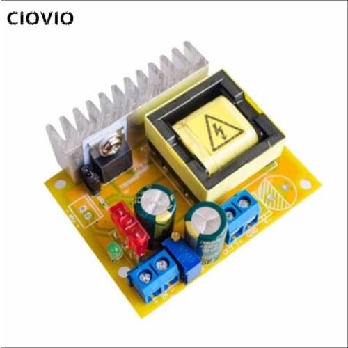 CIOVIO 2PCS DC-DC 8-32V to 45V-390V Step Up Booster Voltage Converter Power Transformer ZVS High Voltage Capacitor Charge Board