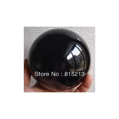 Ddh0013 HOT SALE Beautiful obsidian crystal ball 60mm+stand + free gift