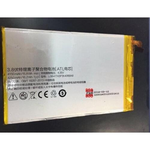 FOR Nubia X6 NX601J Li3841T43P3h4068A8 battery Rechargeable Built-in mobile phone lithium battery with Repair Tools